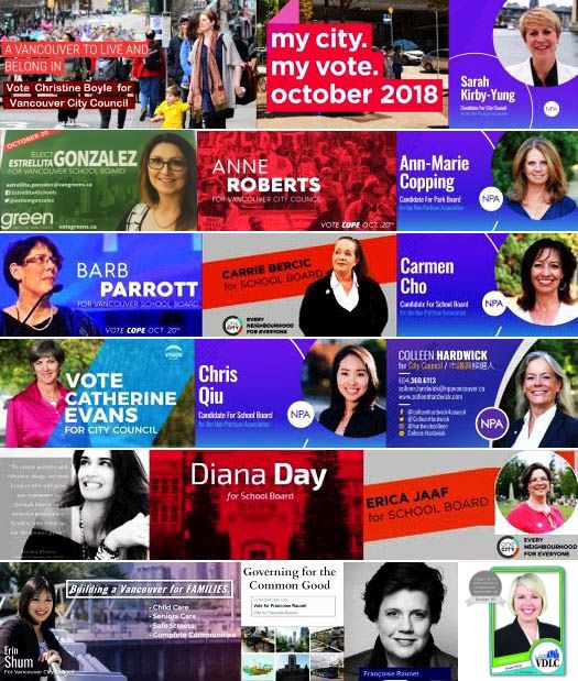 2018 Vancouver civic election | Woman Candidates for Office