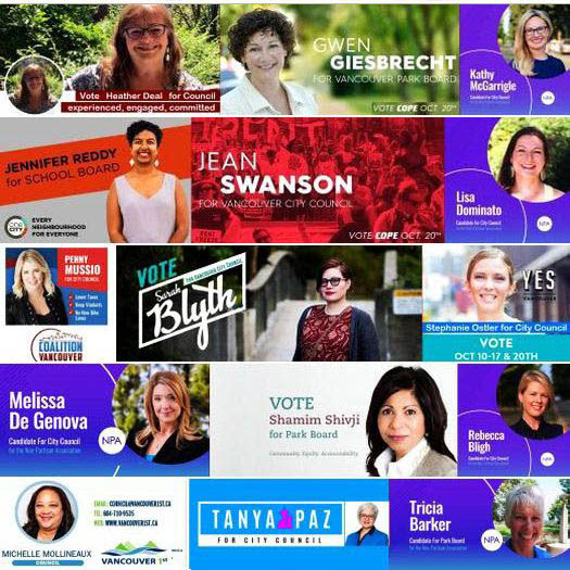 2018 Vancouver civic election | Woman Candidates for Office