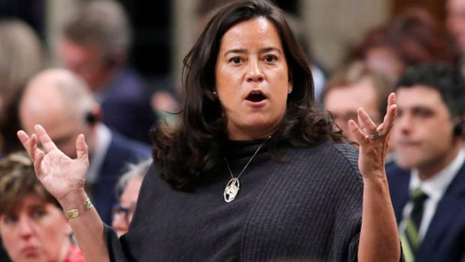 Jody Wilson-Raybould, Canadian Minister of Justice and Attorney General, 2015 - 2019