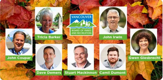 Vancouver Park Board Commissioners | 2018 - 2022