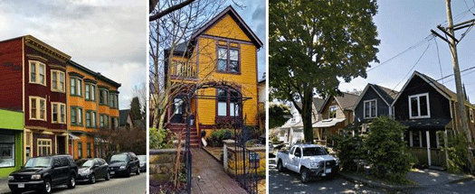 The Strathcona neighbourhood in Vancouver, the only neighbourhood zones for narrow lots