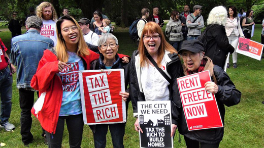 Team Jean Campaign Launch photos, taken at The Crescent, in Vancouver's wealthy Shaughnessy neighbourhood, on Saturday afternoon, June 9th, 2018